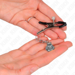 KINK - SILVER BELL PENDANT NIPPLE CLAMPS 6 CM - imagine 3