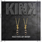 KINK - GOLD THIN NIPPLE CLAMPS WITH 3 BLACK GLASS BEADS 7 CM - imagine 5