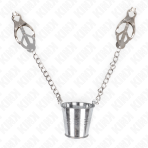 KINK - NIPPLE CLAMPS WITH A BUCKET SILVER - imagine 2
