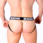 MACHO - MX25NC JOCK CUERO NEGRO - imagine 4