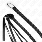 KINK - SNAKE WHIP WITH BLACK HAND RING 65 CM - imagine 4