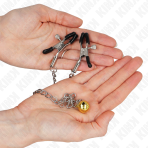 KINK - CHAIN NIPPLE CLAMPS WITH BELL 30 CM - imagine 2