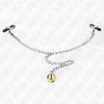 KINK - CHAIN NIPPLE CLAMPS WITH BELL 30 CM - imagine 3