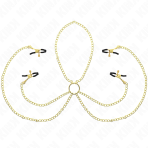 KINK - 4 NIPPLE AND CLIT CLAMPS ADJUSTABLE GOLD