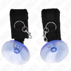 KINK - SUCTION CUP WRIST RESTRAINTS BLACK 29-40 CM X 5 CM - imagine 3