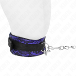 KINK - SHORT VELVET LACE NECKLACE WITH BELT 105 CM WITH NYLON TRIM 44 X 5.5 CM - imagine 4
