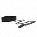KINK - BASIC MODEL COLLAR WITH LEASH 77 CM MODEL 5 AJUSTABLE 34-54 CM X 5 CM - imagine 3