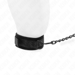 KINK - BASIC MODEL COLLAR WITH LEASH 77 CM MODEL 5 AJUSTABLE 34-54 CM X 5 CM - imagine 4