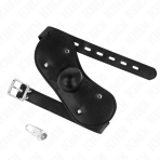 KINK - BALL GAG MOUTH MASK WITH LOCK ADJUSTABLE 42-60 CM - imagine 2