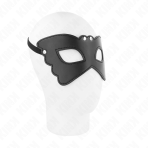 KINK - BUTTERFLY SHAPED LEATHERETTE MASK 20 x 9 CM - imagine 3
