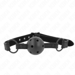 KINK - NEOPRENE BALL 4.5 CM GAG 63.5 X 2 CM ADJUSTABLE 41 X 59 CM - imagine 2
