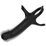 ARMONY - DILDO WITH RING  VIBRATOR BLACK - imagine 3