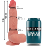 ROCKARMY - LIQUID SILICONE RANGER 22 CM -O- 3.6 CM - imagine 3