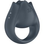 SATISFYER - PERFECT PAIR 2 MULTIVIBRATOR 2 IN 1 PENIS RING AND FINGER STIMULATOR GREY - imagine 3