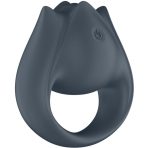 SATISFYER - PERFECT PAIR 2 MULTIVIBRATOR 2 IN 1 PENIS RING AND FINGER STIMULATOR GREY - imagine 5