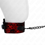 KINK - LACE NECKLACE WITH BELT WITH REAL LEATHER BELT 105 CM / 44 X 5.5 CM - imagine 4