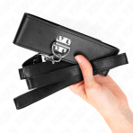 KINK - NECKLACE WITH BELT 116 CM MODEL 2 ADJUSTABLE 36-43 CM X 5 CM - imagine 5