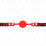 KINK - SILICONE BALL 4 CM GAG MODEL 2 60 x 2 CM - imagine 4