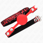 KINK - SILICONE BALL 4 CM GAG MODEL 2 60 x 2 CM - imagine 2