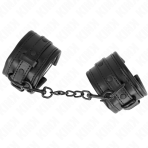 KINK - WRIST RESTRAINTS BLACK ADJUSTABLE 20-30 CM X 6 CM - imagine 2