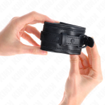 KINK - WRIST RESTRAINTS BLACK ADJUSTABLE 20-30 CM X 6 CM - imagine 3