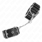 KINK - HINGE-LIKE THIN WRIST RESTRAINTS BLACK ADJUSTRABLE 16-22 CM X 3.5 CM - imagine 2