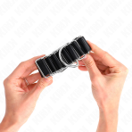 KINK - HINGE-LIKE THIN WRIST RESTRAINTS BLACK ADJUSTRABLE 16-22 CM X 3.5 CM - imagine 3