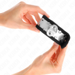 KINK - THIN WRIST RESTRAINTS BLACK / SILVER 30 X 4 CM - imagine 3