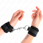 KINK - WRIST RESTRAINTS BLACK ADJUSTABLE 18-35 CM X 6 CM - imagine 4