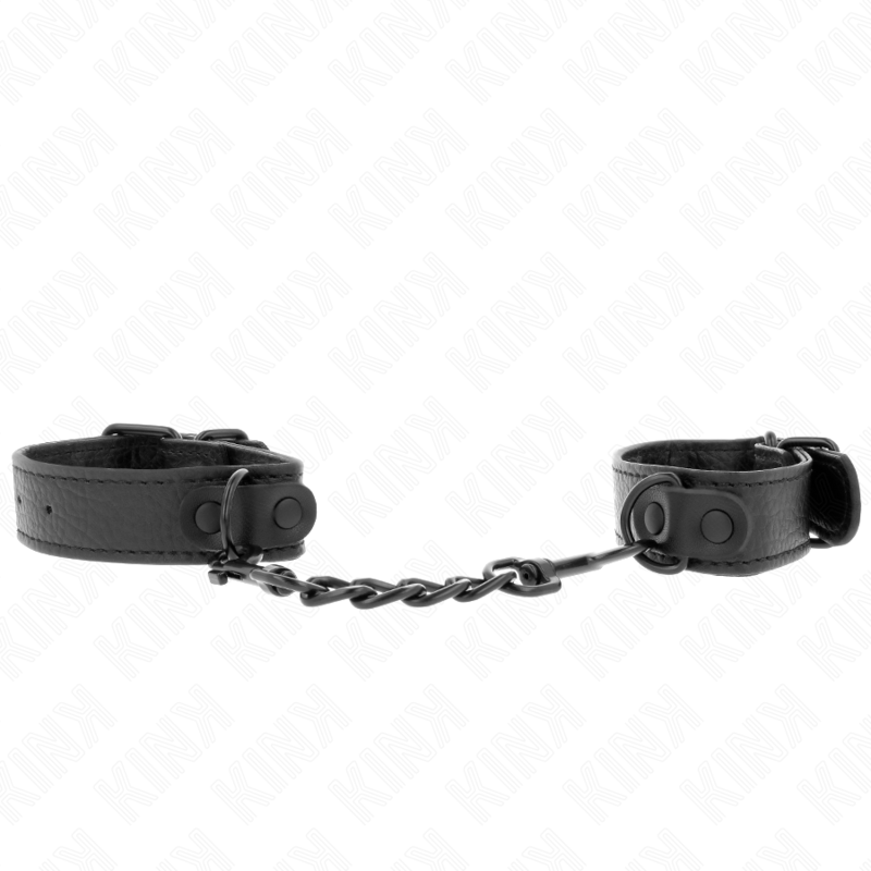 img_189475_d9759da1cf06d67776ae5cfdea47bb88_1.png KINK - BEGINNER HAND CUFFS ADJUSTABLE 13-23 CM X 2.2 CM - imagine 1