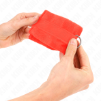 KINK - BEGINNER FUR HAND CUFFS RED 30 X 7 CM - imagine 3