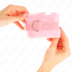 KINK - BEGINNER FUR HAND CUFFS PINK 30 X 7 CM - imagine 3