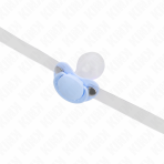 KINK - LIGHT BLUE PACIFIER SHAPED GAG 5.5 x 4 CM ADJUSTABLE 43-60 CM - imagine 4