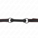 KINK - BONE GAG WITH LEATHERETTE STRAP BLACK ADJUSTABLE 41-57 CM - imagine 3