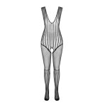 PASSION - BS 103 BODYSTOCKING BLACK ONE SIZE - imagine 4