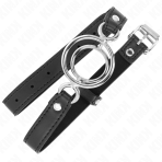 KINK - GAG WITH MULTIPLE O-RINGS 5 CM BLACK 63 X 2.5 CM - imagine 2