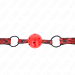 KINK - DIAMOND PATTERN BALL 4.5 CM GAG MODEL 1 64.5 CM ADJUSTABLE 42-60 CM - imagine 3