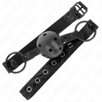 KINK - DIAMOND PATTERN BALL 4.5 CM GAG MODEL 3 64.5 CM ADJUSTABLE 42-60 CM - imagine 2