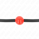 KINK - RED SINGLE SOLID BALL 4 CM GAG 65 x 1.5 CM - imagine 3