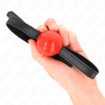KINK - RED SINGLE SOLID BALL 4 CM GAG 65 x 1.5 CM - imagine 4