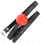 KINK - RED SINGLE SOLID BALL 4 CM GAG 65 x 1.5 CM - imagine 2