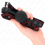KINK - SCANDAL SILICONE BALL 4 CM GAG MODEL 1 65 x 2 CM - imagine 4