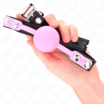 KINK - LUMINOUS SILICONE BALL 4 CM GAG 60 x 2 CM - imagine 4