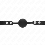 KINK - SILICONE BALL 4 CM GAG MODEL 1 60 x 2 CM - imagine 3
