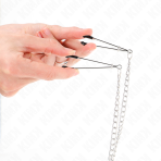 KINK - TRIPLE NIPPLE AND CLIT CLAMPS WITH CHAIN MODEL 1 - imagine 2