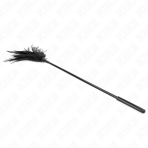 KINK - MULTIPLE BLACK TICKLE FEATHERS 45 CM - imagine 2
