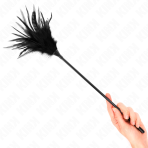 KINK - MULTIPLE BLACK TICKLE FEATHERS 45 CM - imagine 4