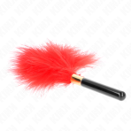 KINK - RED GOLD METAL TICKLE FEATHERS 18 CM - imagine 3