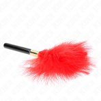 KINK - RED GOLD METAL TICKLE FEATHERS 18 CM - imagine 4