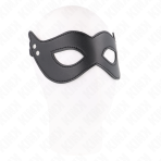 KINK - LEATHERETTE MASK WITH RIVETS MODEL 1 26 x 8 CM - imagine 2